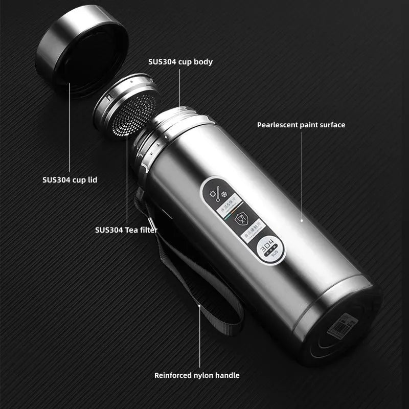 Realexity SmartTemp Bottle | Temperature Display Water Bottle
