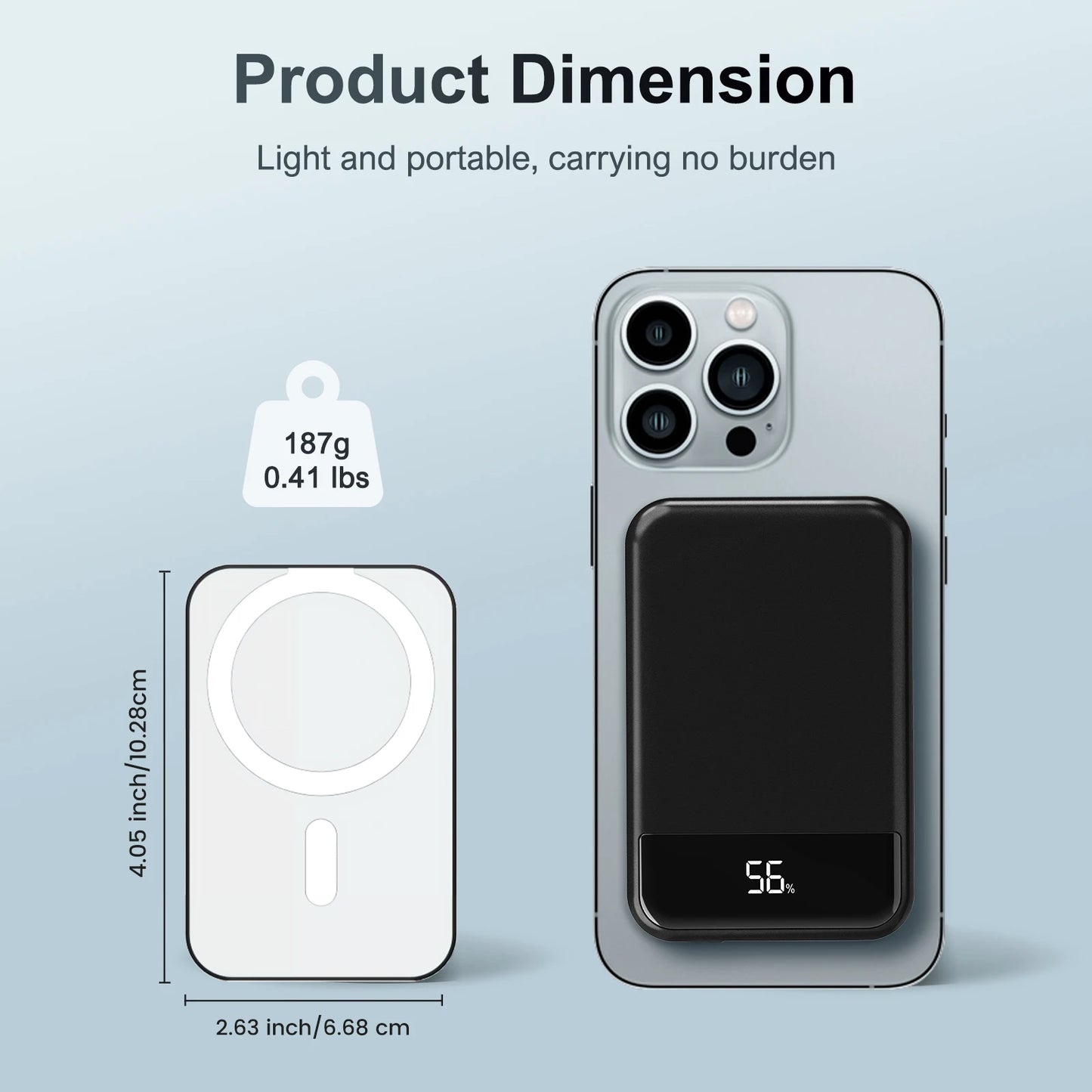 Realexity SnapCharge Pro | MagSafe Battery Pack