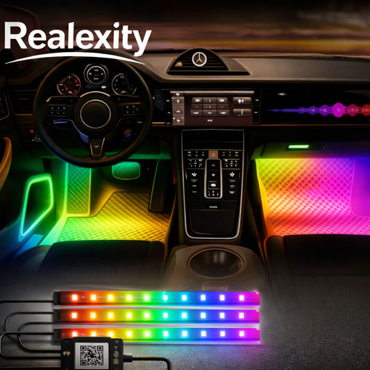Realexity AmbientGlow RGB car interior lighting kit